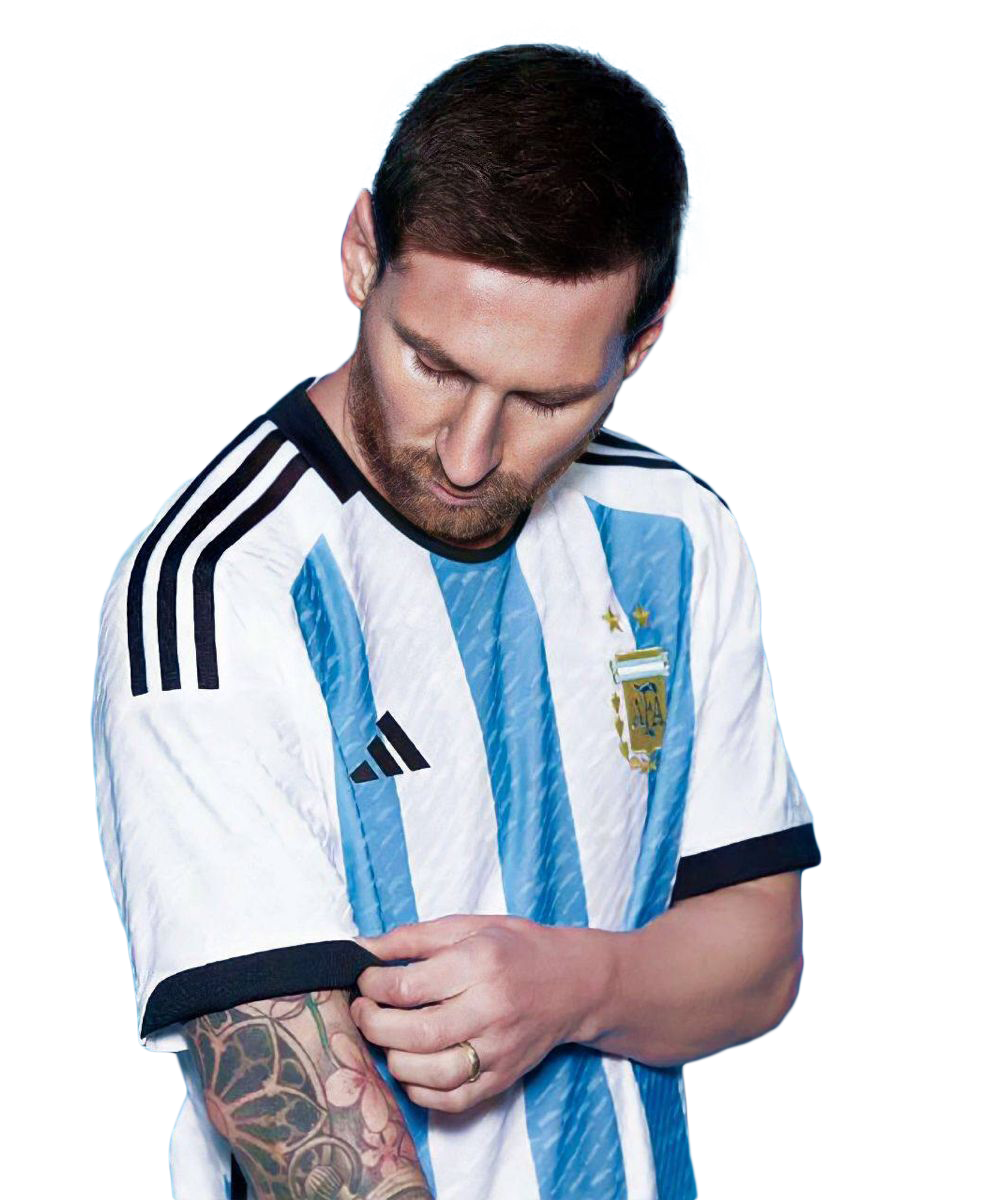 Messi wearing argentina jersey | OngPng