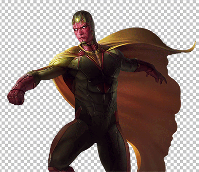 Vision with cape transparent image