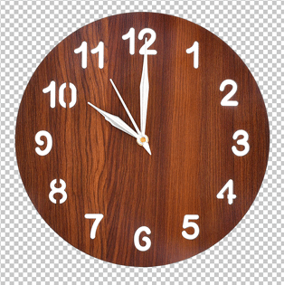 Kuber brown colour clock png image