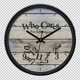 Solimo clock who care face png image