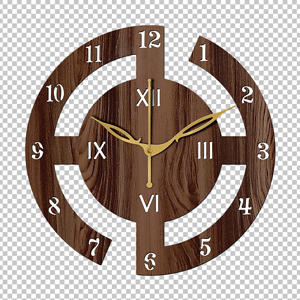 Freny wood clock png image