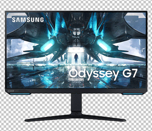 SAMSUNG Odyssey gaming monitor png image