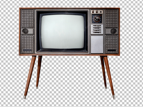 Old television PNG image