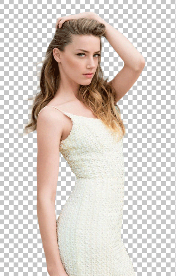 Amber Heard playing with her hair png image