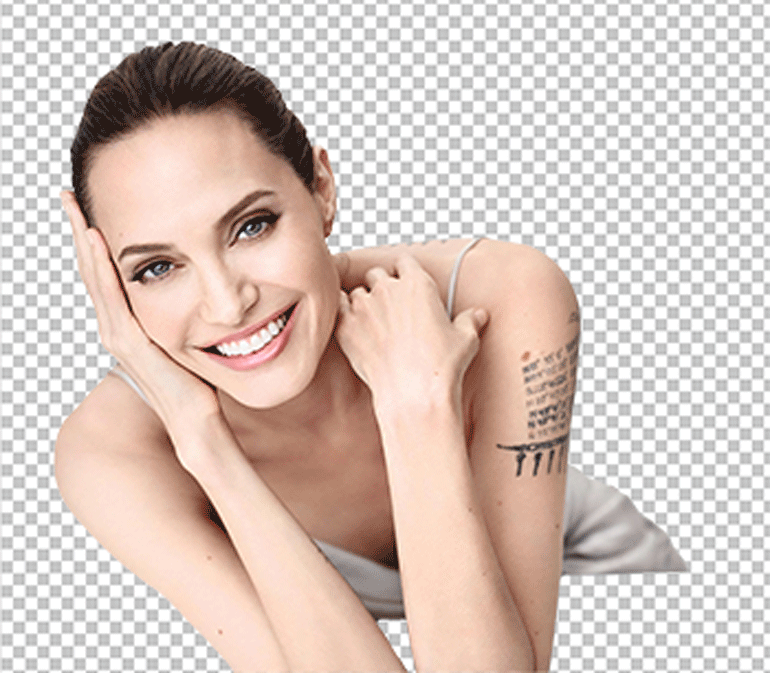 Angelina Jolie smiling png image