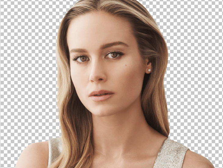 Brie Larson staring png image