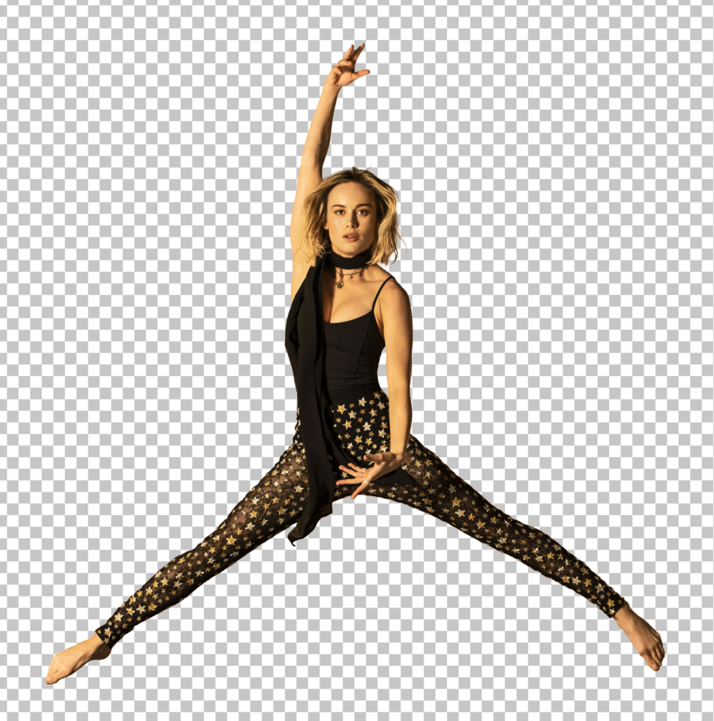 Brie Larsons dancing png image