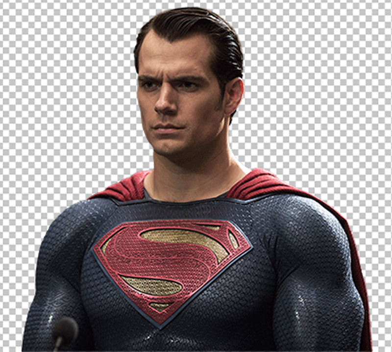 Henry Cavill as superman png image