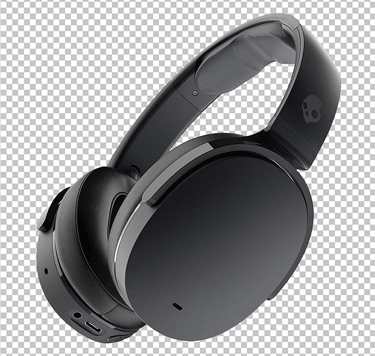 Black Skullcandy Hesh wireless headphone png image