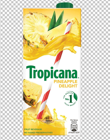 Tropicana pineapple juice png image