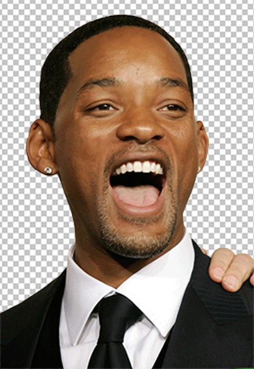 Will Smith laughing PNG image