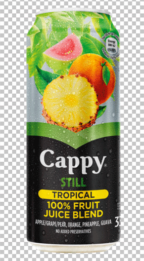 Cappy fruit blend can juice png image
