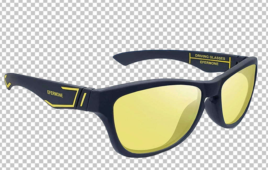 Yellow shaded black frame png image