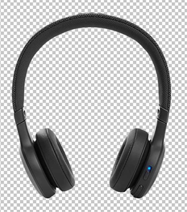 Black wireless JBL Live 460NC headphone PNG image
