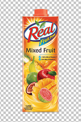 Real mix fruit juice png image