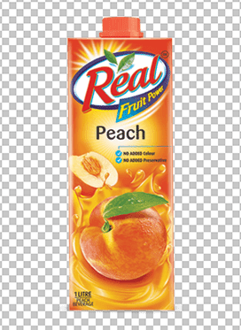 Real peach juice png image
