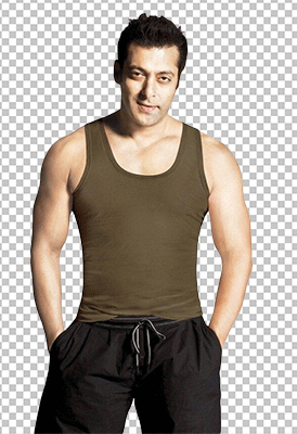 Salman Khan wearing olive green tank top png image