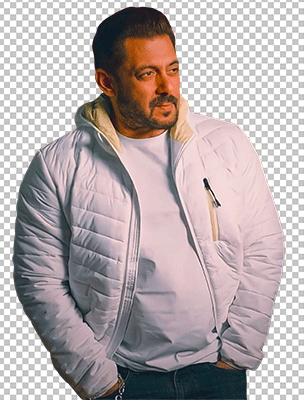 Salman Khan wearing white jacket png image