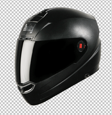 Black steelbird SB1 HF helmet png image