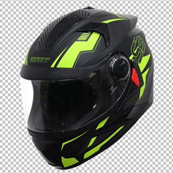 steelbird-sbh17 neon stripe helmet png image