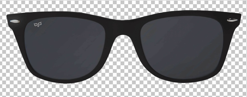 Black sunglasses PNG image