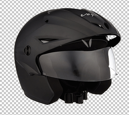 Black vega cruiser helmet png image