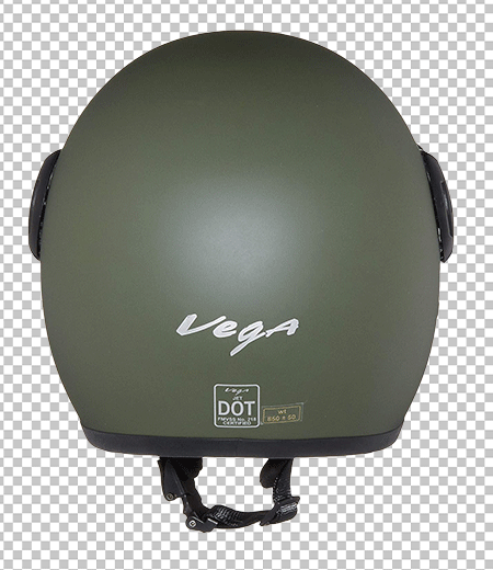 Backside of Vega helmet PNG image