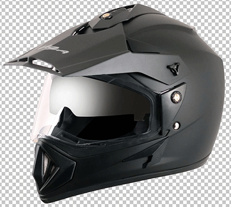 vega off road black colour helmet png image