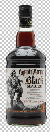 Captain Morgan Black rum png image