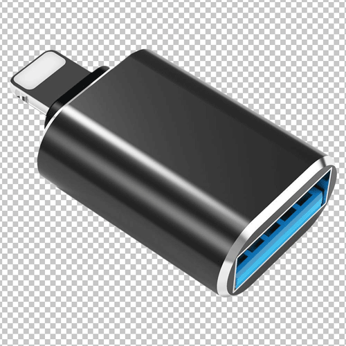 Apple Lightning to USB PNG Image