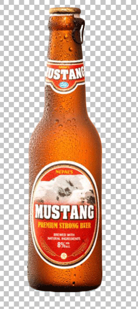 Mustang beer png image