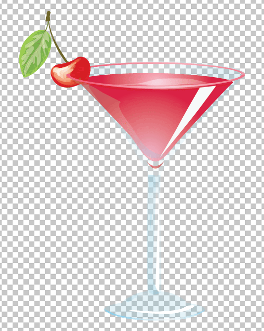 Shot glass with cherry png image