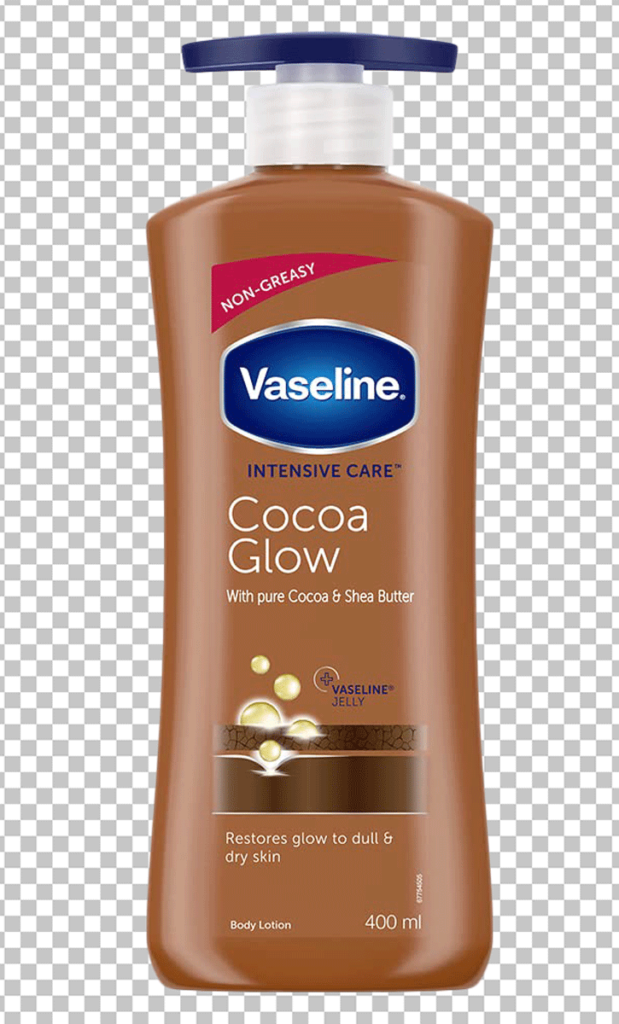 Vaseline Cocoa Glow body lotion png image