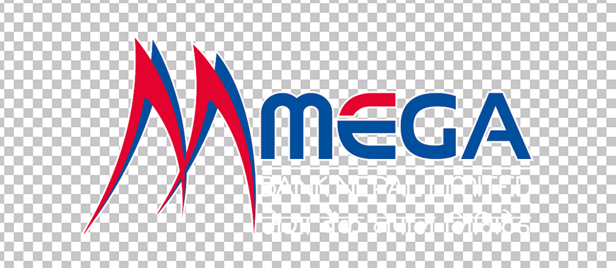 Mega bank Logo with transparent image