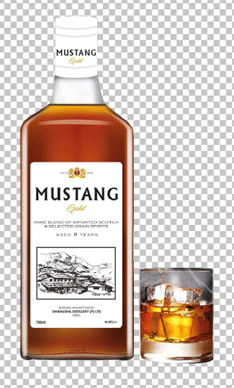 Mustang whisky png image