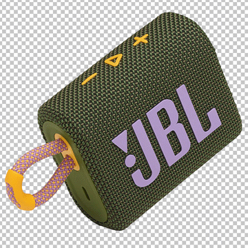 Green Jbl Go3 speaker png image