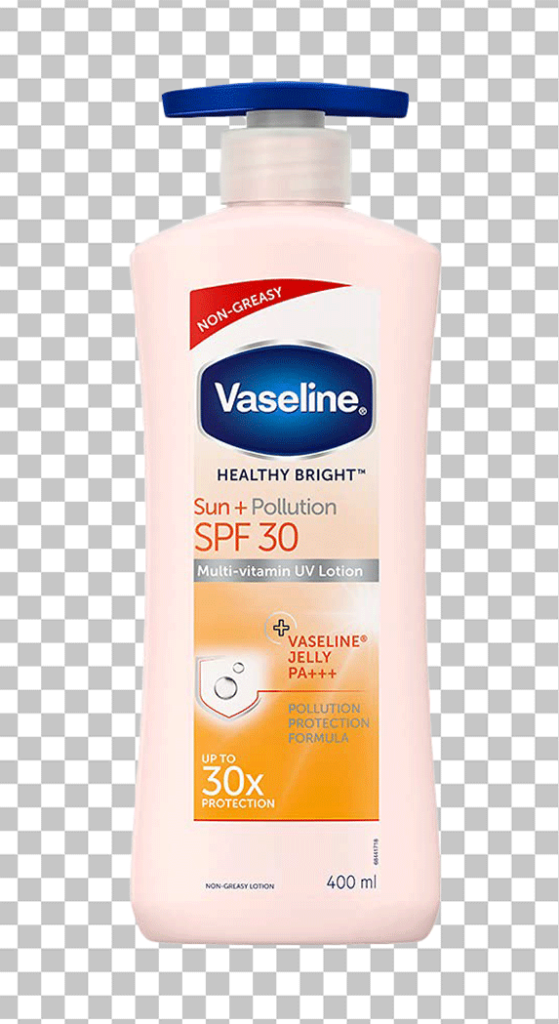 Vaseline body lotion png image