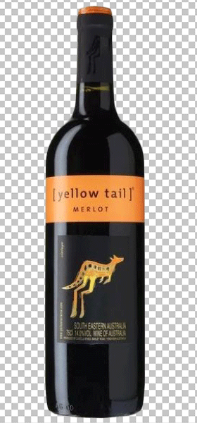 Yellow Tail wine png image