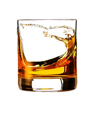 Whiskey glass with whiskey PNG image | OngPng