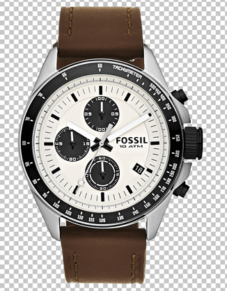 Fossil Men's Decker Chronograph Brown Leather Watch