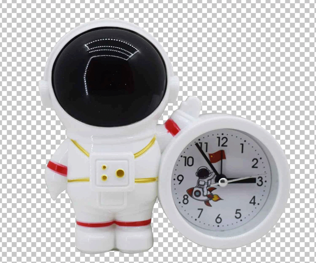 Astronaut alarm clock png image