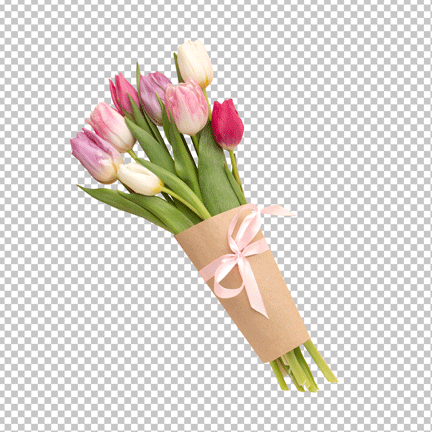 Bouquet of roses Tulip PNG image