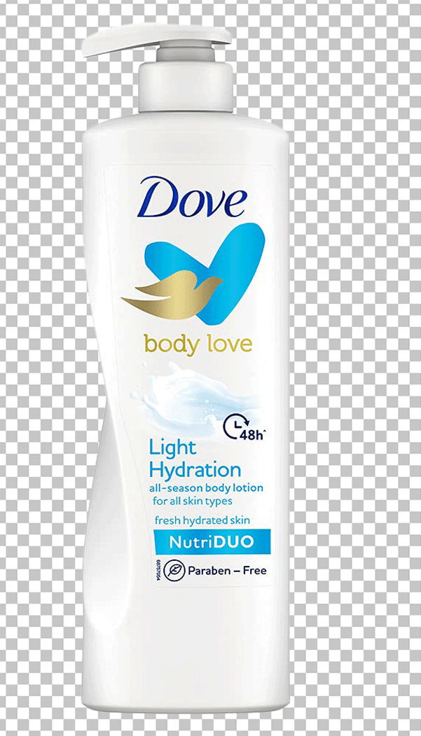 Dove body lotion png image