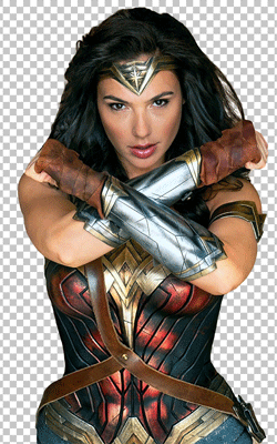 Wonder Woman crossing her hand png image