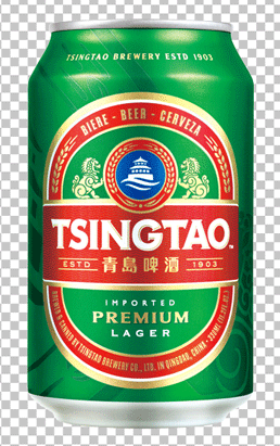 Tsingtao can beer png image