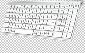 White Keyboard png image