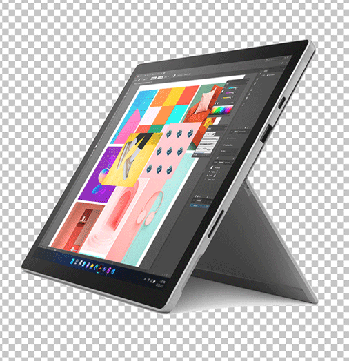 Surface pro 7+ png image