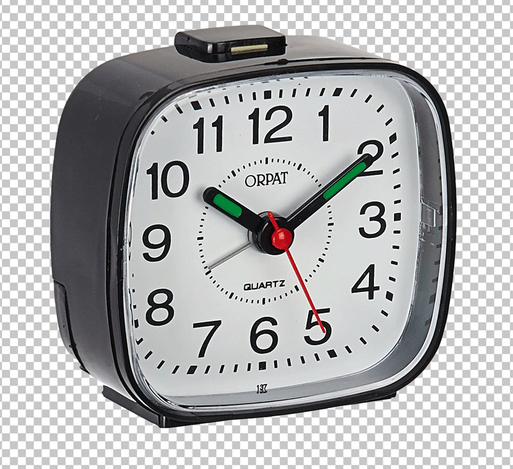 D.S. 147 Black Designer Sweep Second Clock | Orpat