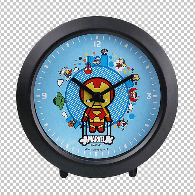 Cartoon Character Alarm Clock png image