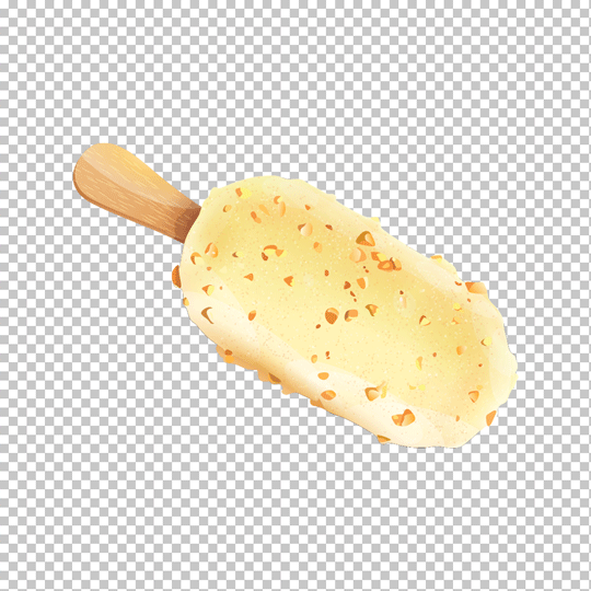 cream colour popsicle png image